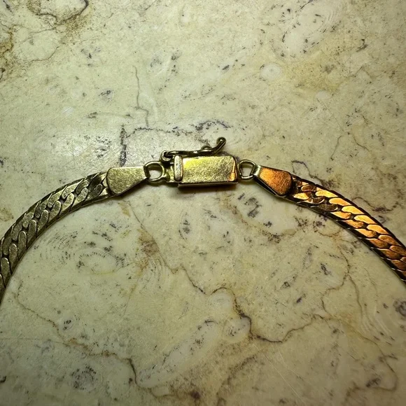 14k Herringbone Bracelet - Picture 3 of 7
